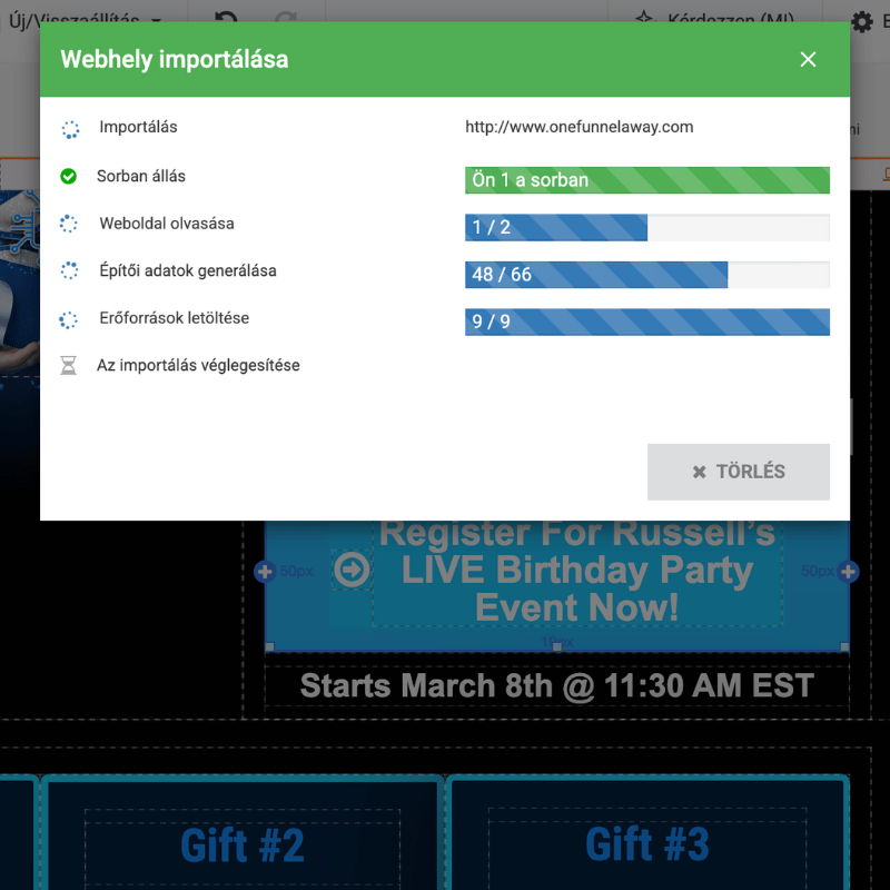 top funnel klónozás