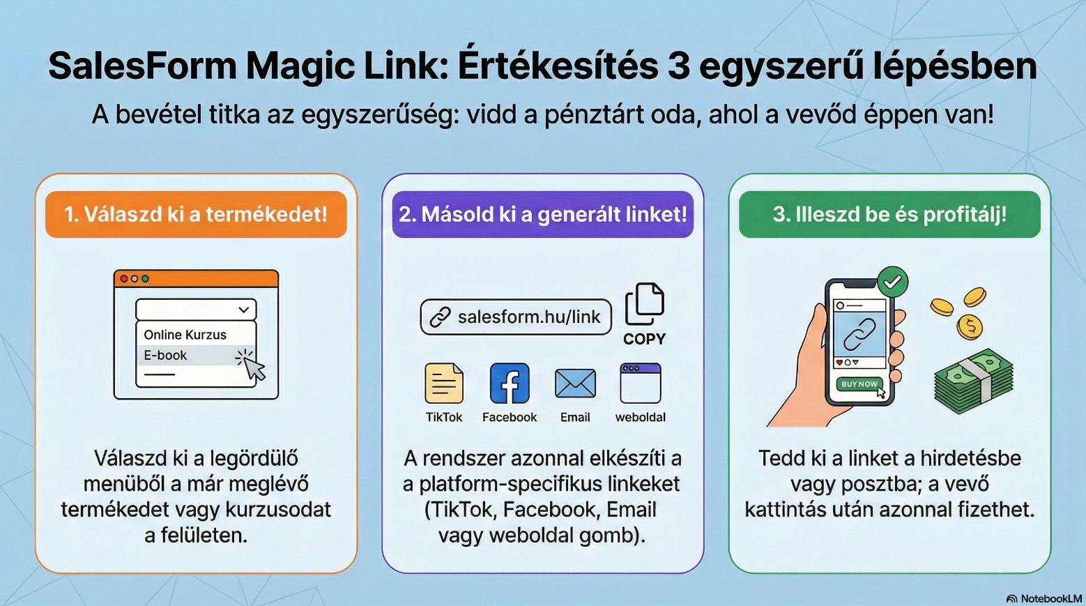 SalesForm kurziskészítő